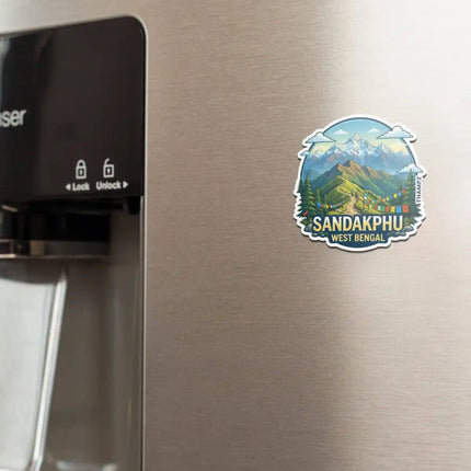 sandakphu fridge magnet