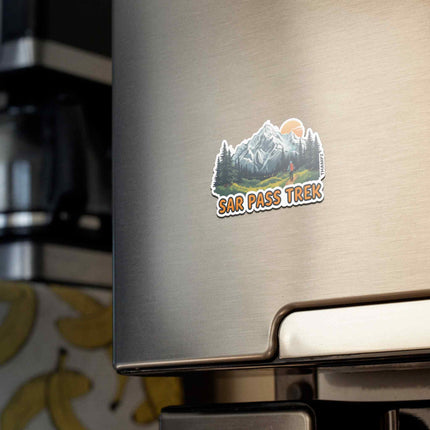 Sar Pass Iconic Himalayan Trek Fridge Magnet