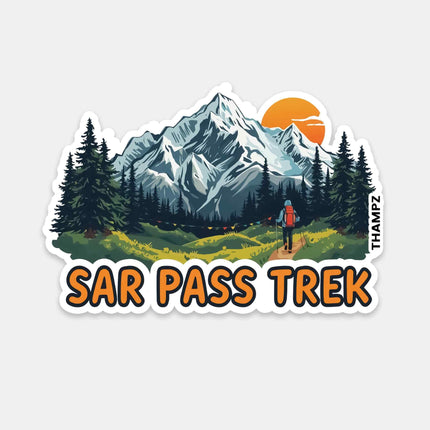 Sar Pass Iconic Himalayan Trek Fridge Magnet