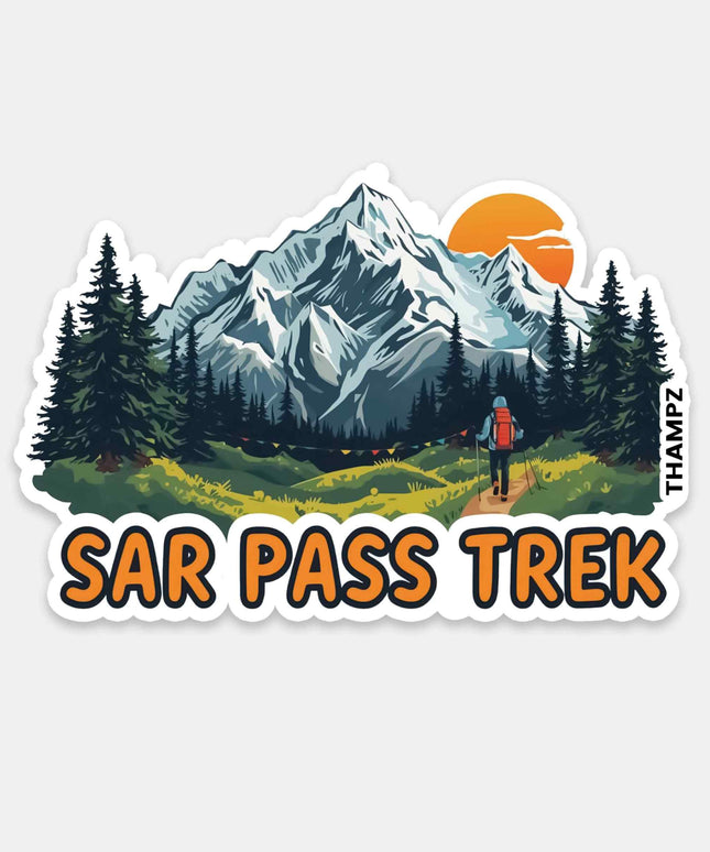 Sar Pass Iconic Himalayan Trek Fridge Magnet
