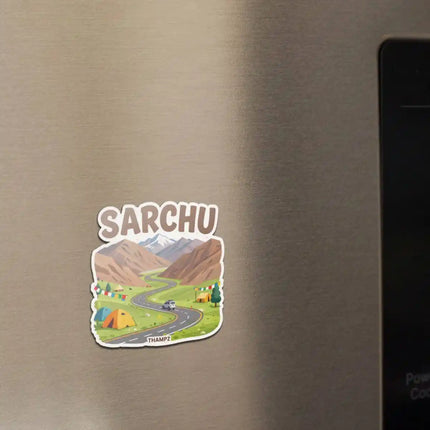 sarchu fridge magnet