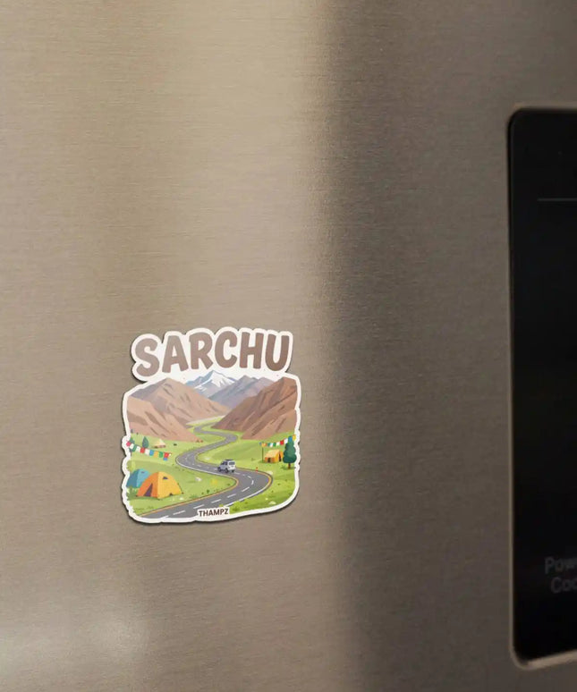 sarchu fridge magnet