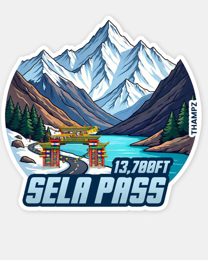 Sela Pass 13,700 Ft Travel Sticker