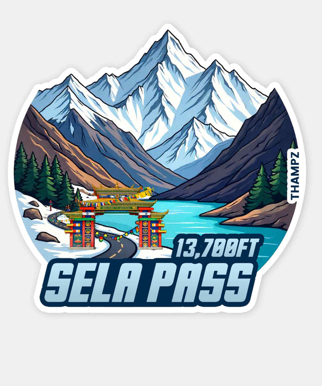 Sela Pass 13,700 Ft Travel Sticker