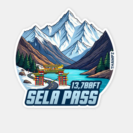 Sela Pass Fridge Magnet