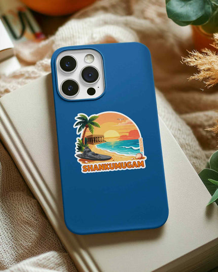 Shankumugam Beach Travel Sticker