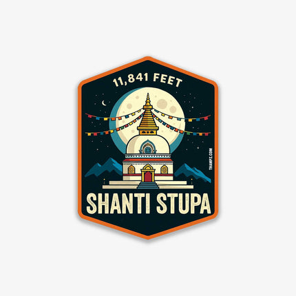 Shanti Stupa Fridge Magnet Ladakh Souvenir