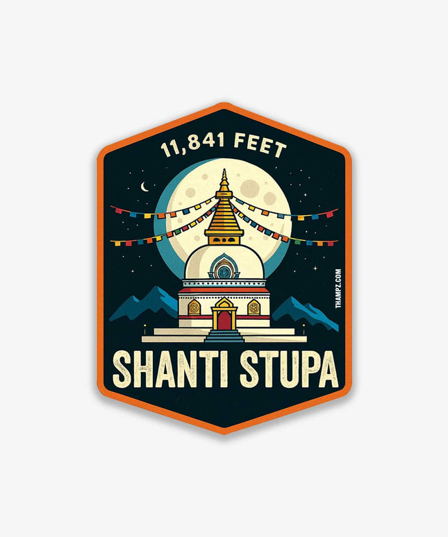 Shanti Stupa Fridge Magnet Ladakh Souvenir