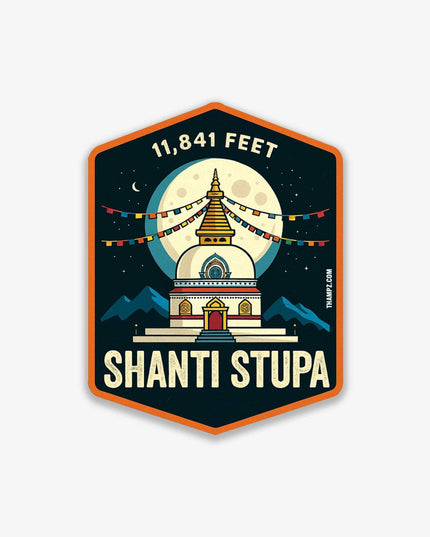 Shanti Stupa Sticker