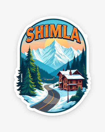 Shimla –  Vinyl Travel Sticker