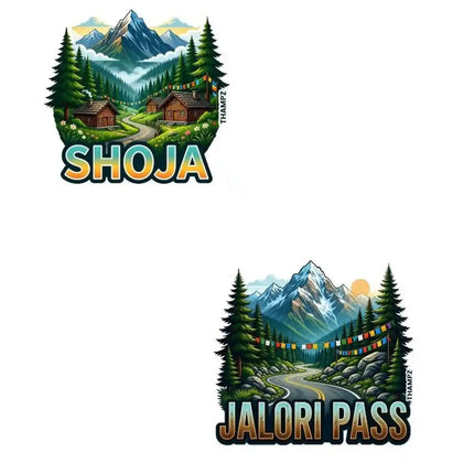 Shoja & Jalori Pass Fridge Magnet – Himachal Pradesh Travel Souvenir & Collectible
