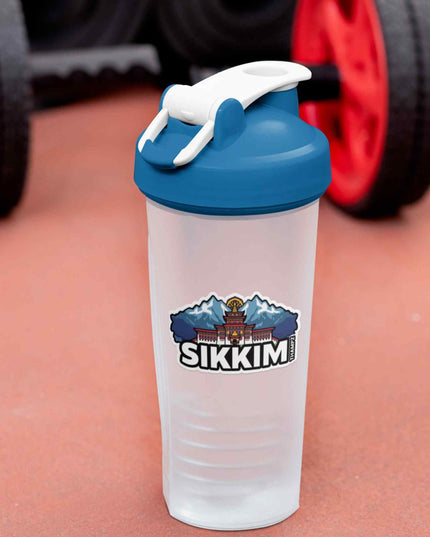 Sikkim Himalayan Monastery Vinyl Sticker
