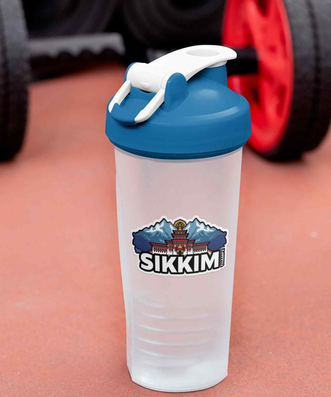 Sikkim Himalayan Monastery Vinyl Sticker