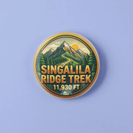 Singalila Ridge Trek West Bengal Pin Badge – Himalayan Travel Souvenir