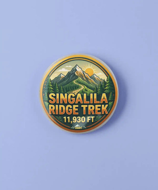 Singalila Ridge Trek West Bengal Pin Badge – Himalayan Travel Souvenir