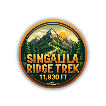 Singalila Ridge Trek West Bengal Pin Badge – Himalayan Travel Souvenir