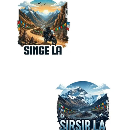 Singe La & Sirsir La Fridge Magnet – Ladakh Travel Souvenir & Collectible