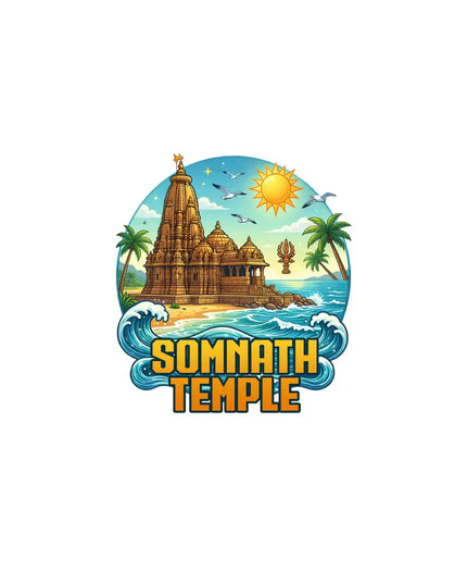somnath-temple-die-cut-sticker