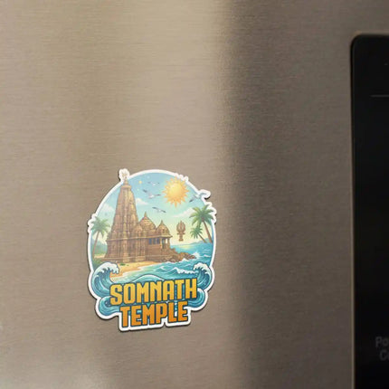 somnath temple fridge magnet