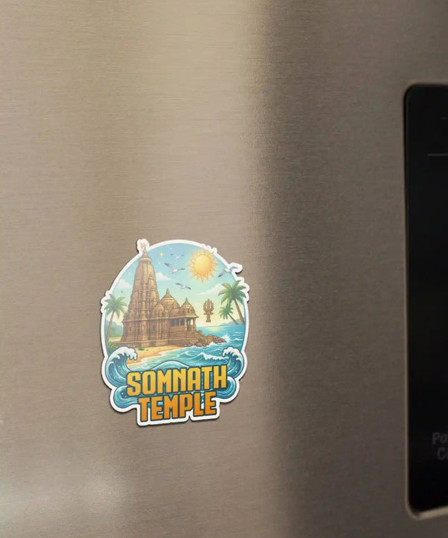 somnath temple fridge magnet