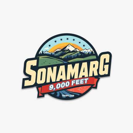 Sonamarg Road Trip Fridge Magnet Travel Souvenir