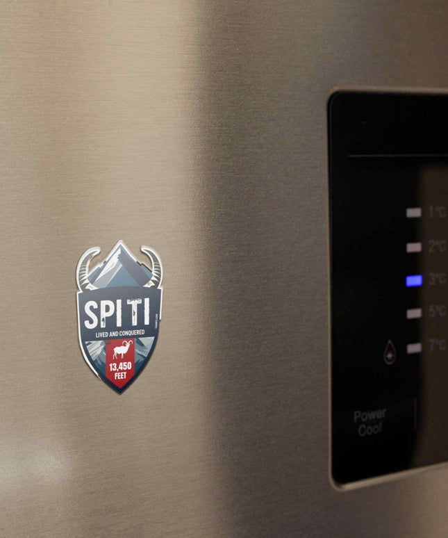 Spiti Fridge Magnet–Lived and Conquered Souvenir