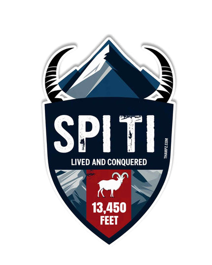 Spiti – Lived and Conquered Sticker