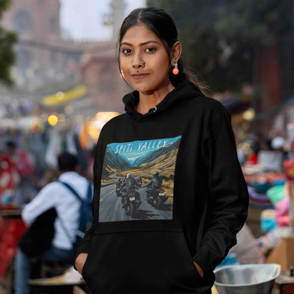 Spiti Valley Ride Travel Hoodie