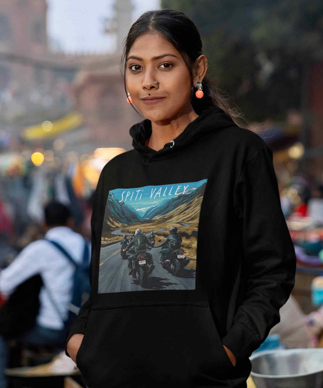 Spiti Valley Ride Travel Hoodie