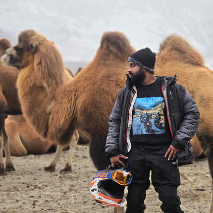 Spiti Valley Ride-Adventure Travel Edition Oversized T-Shirt