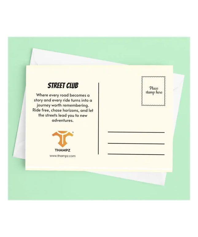 street club travel postcard photo postcard