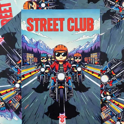 street club travel postcard photo postcard