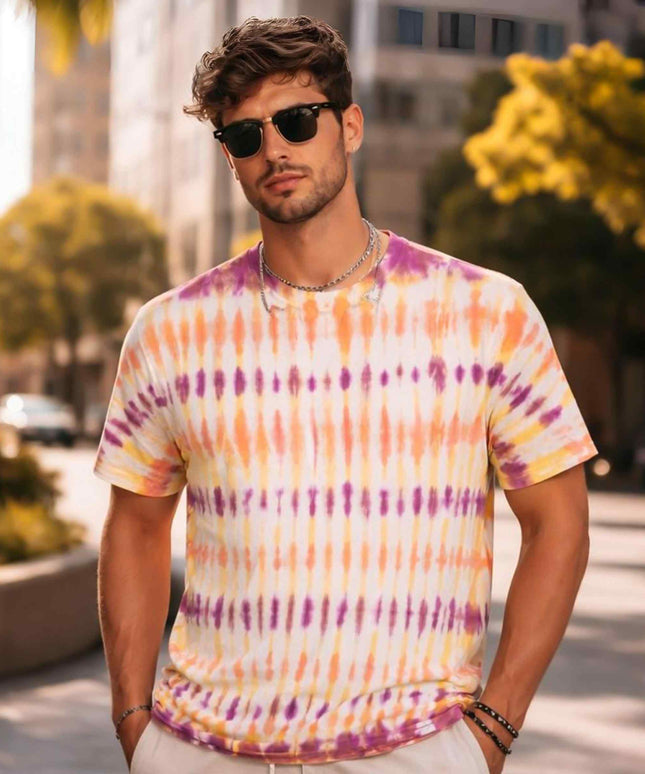 sunset-stripe-unisex-tie-dye-t-shirt