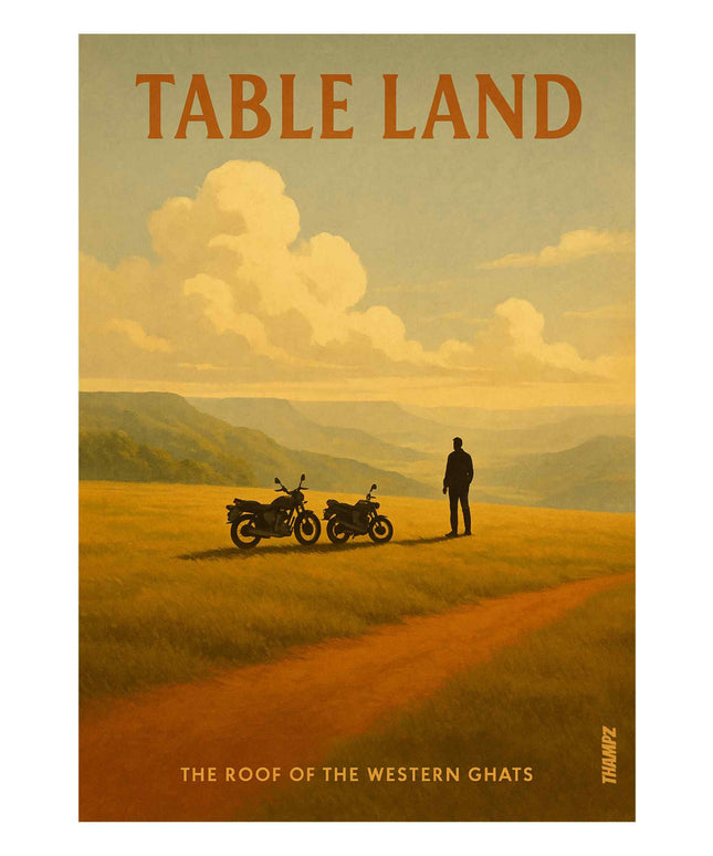 Table Land Poster The Roof Of The Western Ghats