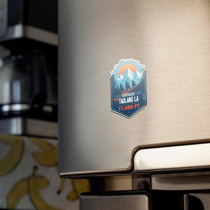 Taglang La Fridge Magnet–Crossed 17,480 ft Ladakh Souvenir