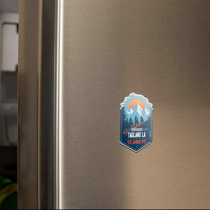 Taglang La Fridge Magnet–Crossed 17,480 ft Ladakh Souvenir