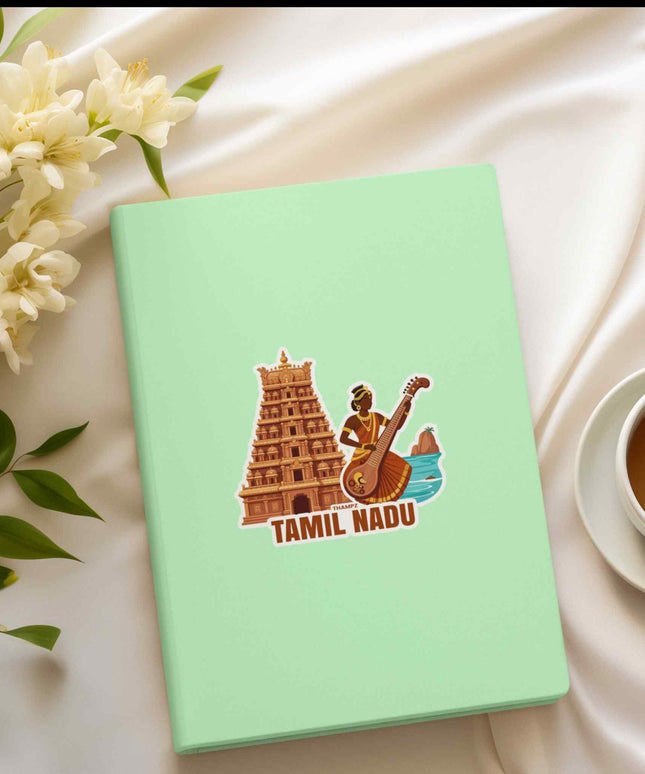 Tamil Nadu Cultural Heritage Vinyl Sticker