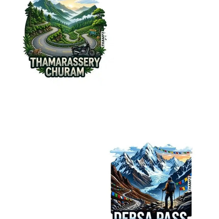 Thamarassery Churam & Debsa Pass Fridge Magnet – Mountain Travel Souvenir & Collectible