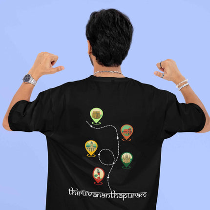 Thiruvananthapuram–Capital City Heritage Edition Oversized T-Shirt