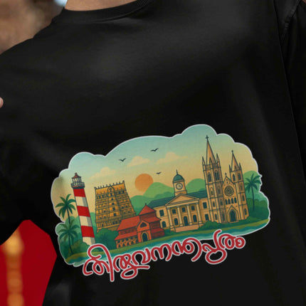 Thiruvananthapuram–Capital City Heritage Edition Oversized T-Shirt
