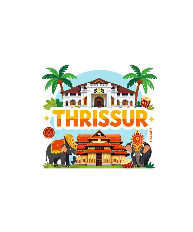 Thrissur Fridge Magnet