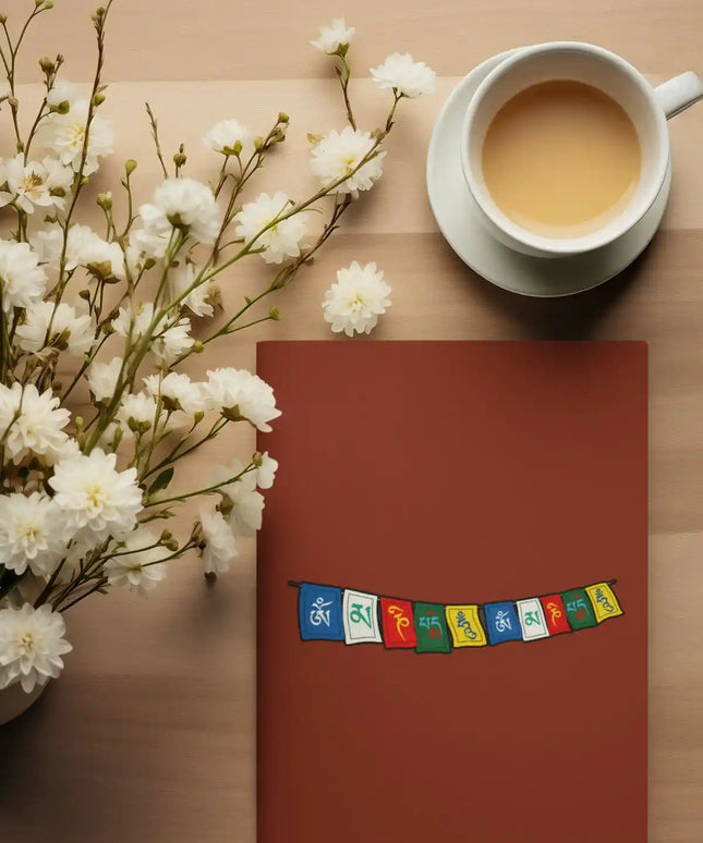 Tibetan Flag - Travel Souvenir Glossy Die Cut Vinyl Sticker