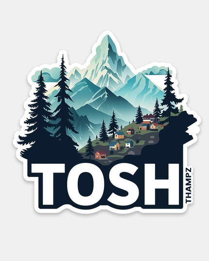 Tosh Valley Adventure Vinyl Sticker