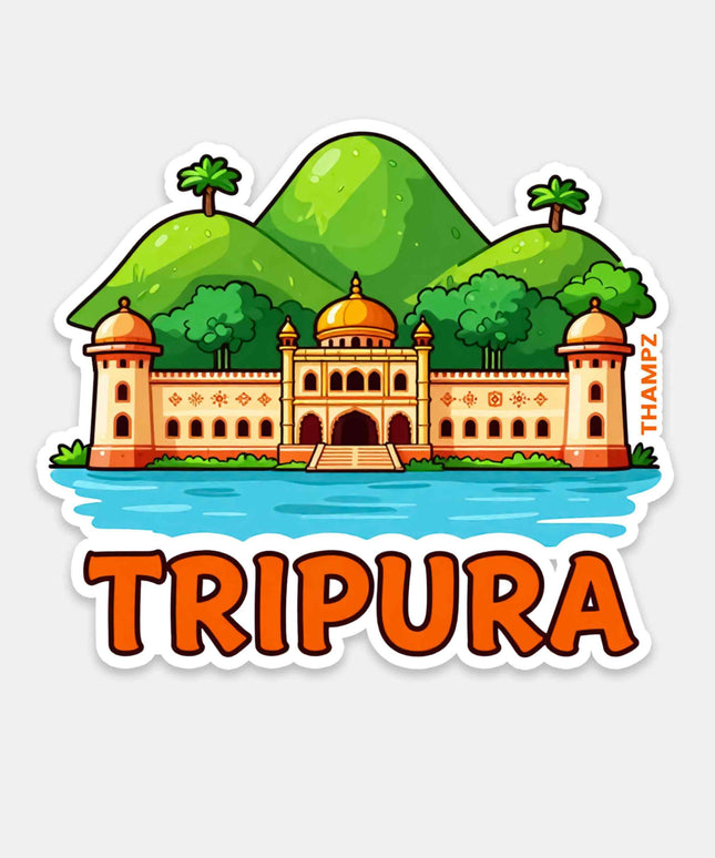 Tripura Heritage Palace Vinyl Sticker