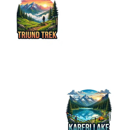 Triund Trek & Kareri Lake Fridge Magnet – Himalayan Travel Souvenir & Collectible