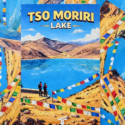 tso moriri lake travel postcard scenic photo postcard