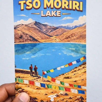 tso moriri lake travel postcard scenic photo postcard