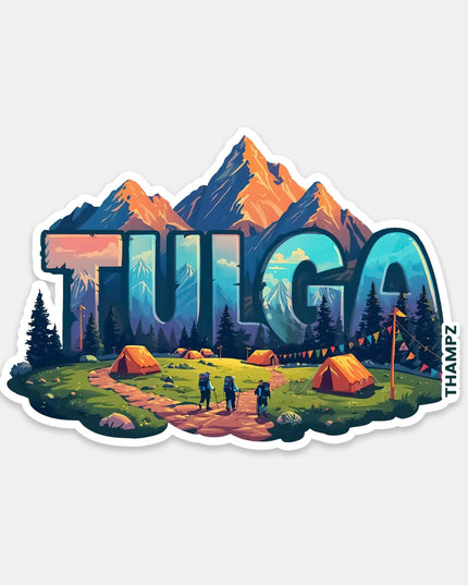 Tulga Trek Vinyl Sticker