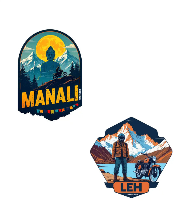 ultimate road trip combo 3d embossed flexible fridge magnet combo set of 2 05mm premium travel souvenir