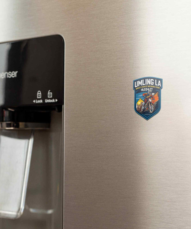 Umling La Fridge Magnet – World’s Second Highest Motorable Road Souvenir